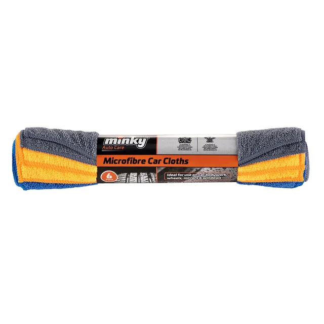 minky-microfibre-car-cloth-roll-6-pack-lint-free-for-showroom-shine image 1