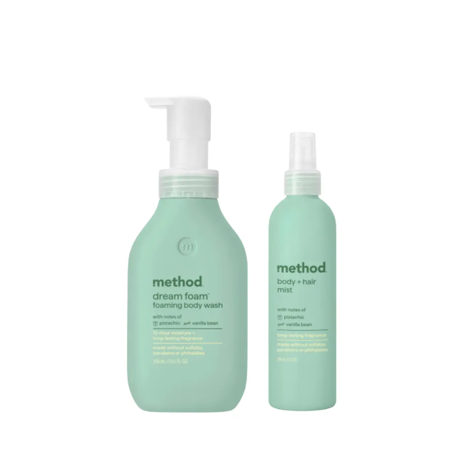 method-dream-mist-pistachio-vanilla-body-wash-and-hair-body-mist-duo image 1