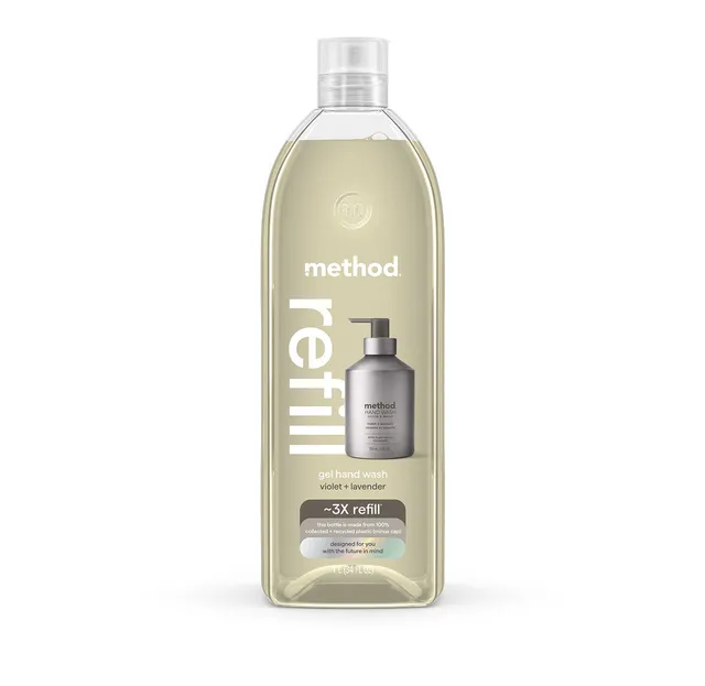 method-gel-hand-wash-refill-violet-lavender-34-fl-oz image 1