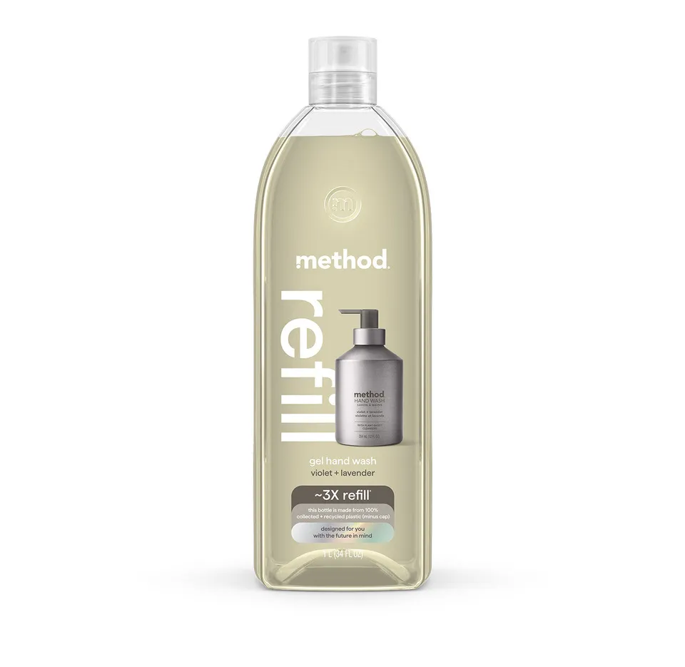 method-gel-hand-wash-refill-violet-lavender-34-fl-oz image 1