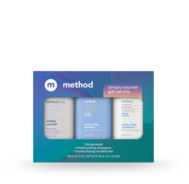method-travel-sized-gift-set-trio-simply-nourish-10-2-oz image 1