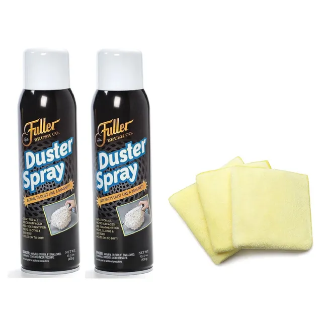 fuller-brush-duster-sprays-2-pack-dust-grabbing-microfiber-cloths image 1