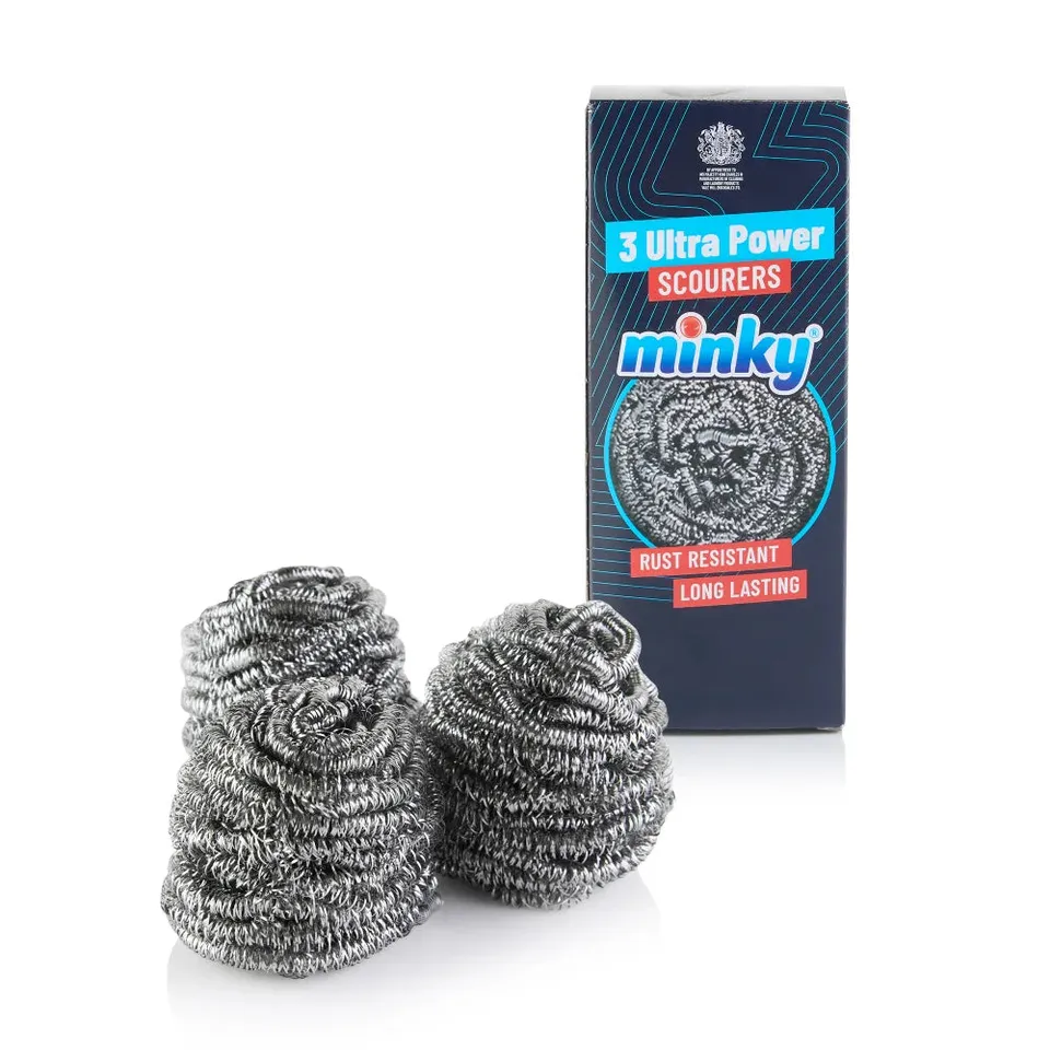 minky-ultra-power-scourers-3-pack-heavy-duty-rust-resistant image 1