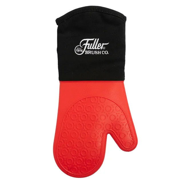 fuller-brush-silicone-oven-glove-heat-resistant-to-500-f-extra-long-14-5-inch image 1