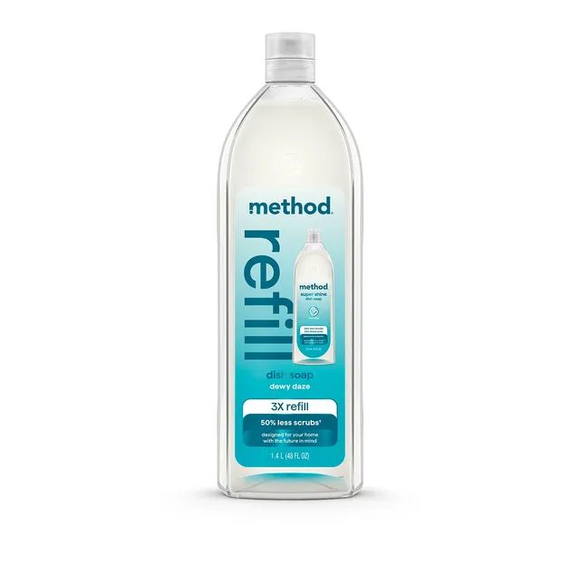 method-super-shine-liquid-dish-soap-refill-dewy-daze-48-fl-oz image 1
