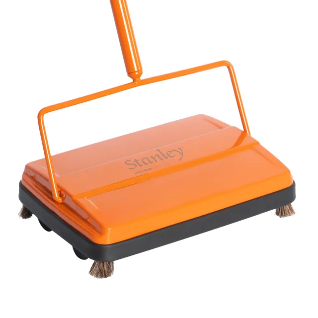 fuller-brush-stanley-electrostatic-carpet-floor-sweeper-deep-orange image 1