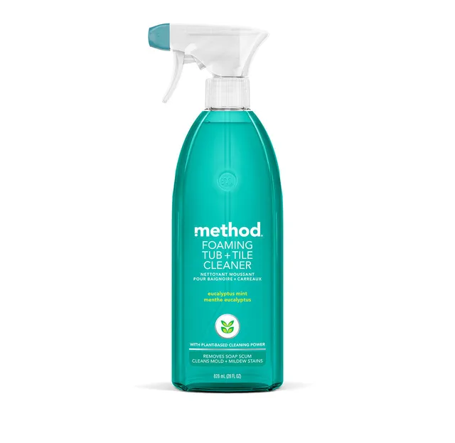 method-foaming-tub-tile-cleaner-eucalyptus-mint-28-fl-oz image 1