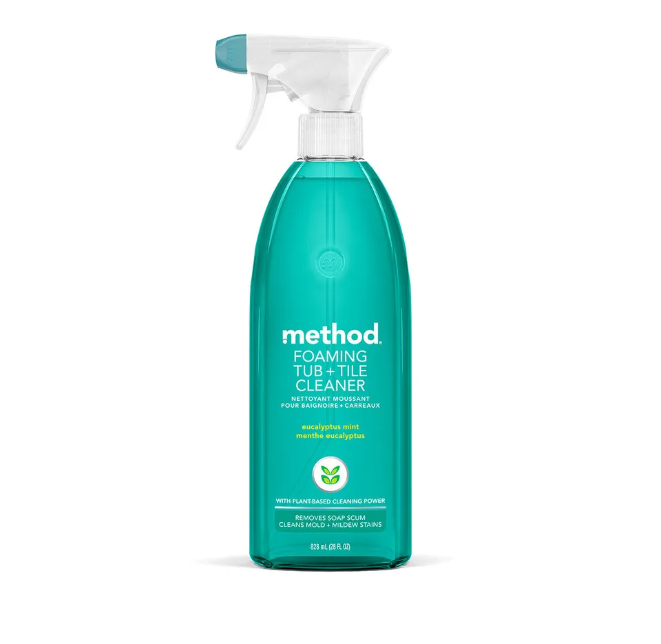 method-foaming-tub-tile-cleaner-eucalyptus-mint-28-fl-oz image 1