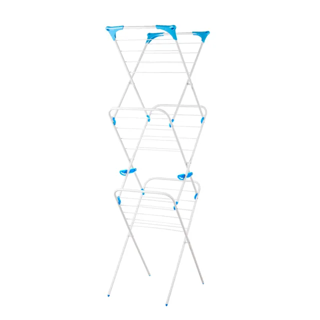 minky-slimline-clothes-airer-3-tier-fits-bath-shower-10m-drying-space image 1