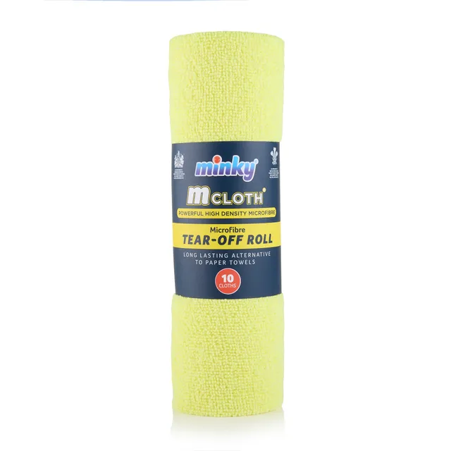 minky-mcloth-microfibre-tear-off-roll-multipurpose-cleaning-cloths image 1