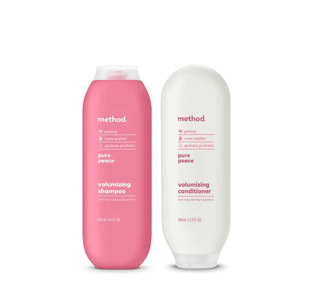 method-pure-peace-volumizing-shampoo-conditioner-bundle-27-5-fl-oz-peony-rose-wa image 1