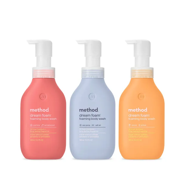 method-dream-foam-foaming-body-wash-variety-trio-3-x-13-5-oz image 1