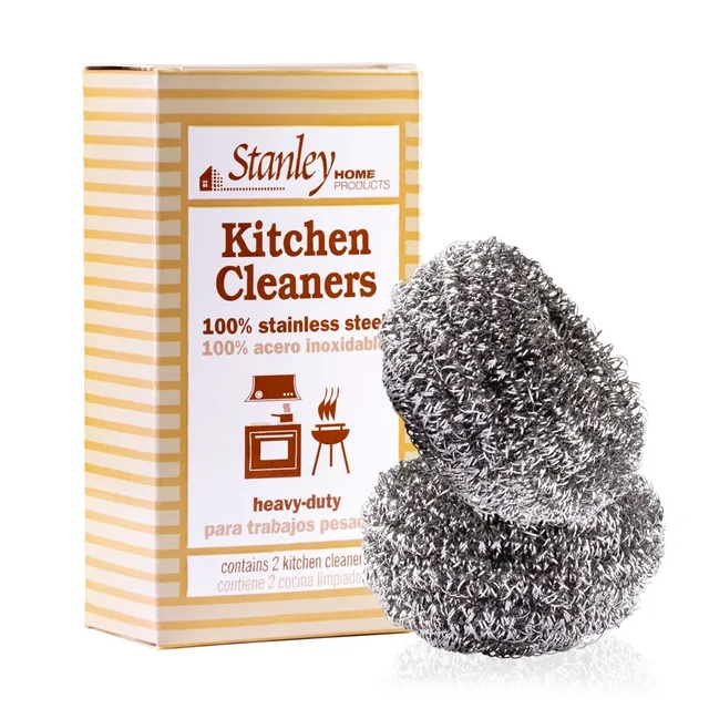 fuller-brush-heavy-duty-stainless-steel-multi-use-scrubber-pads-2-pack image 1