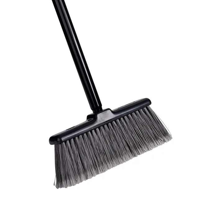fuller-brush-kitchen-broom-compact-black-light-2-piece-threaded-steel-handle image 1