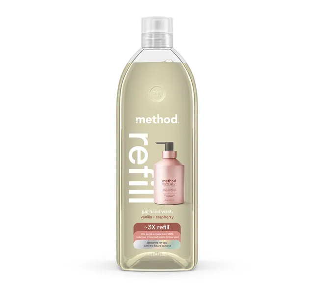 method-gel-hand-wash-refill-vanilla-raspberry-34-fl-oz image 1