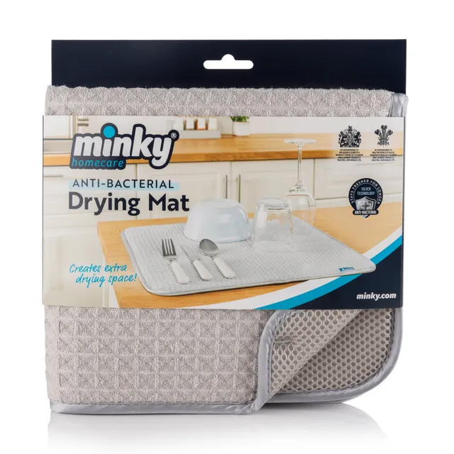 minky-anti-bacterial-drying-mat-super-absorbent-microfibre-with-silver-technolog image 1