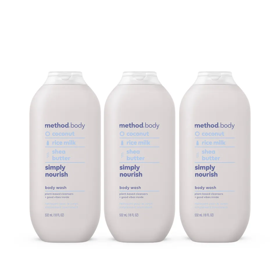 method-simply-nourish-body-wash-3-count-bundle-coconut-rice-milk-shea-butter-54- image 1