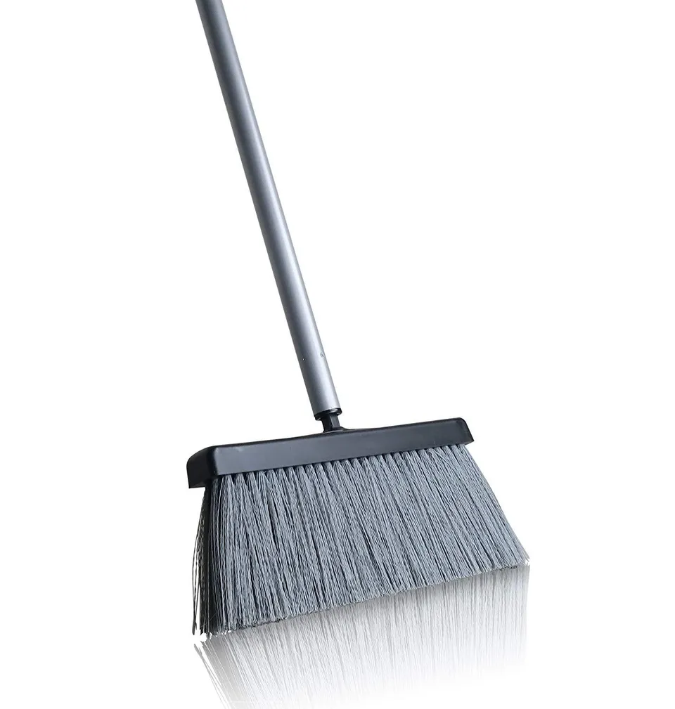 fuller-brush-black-slender-broom-kitchen-home-indoor-compact-broom-hybrid-soft-s image 1