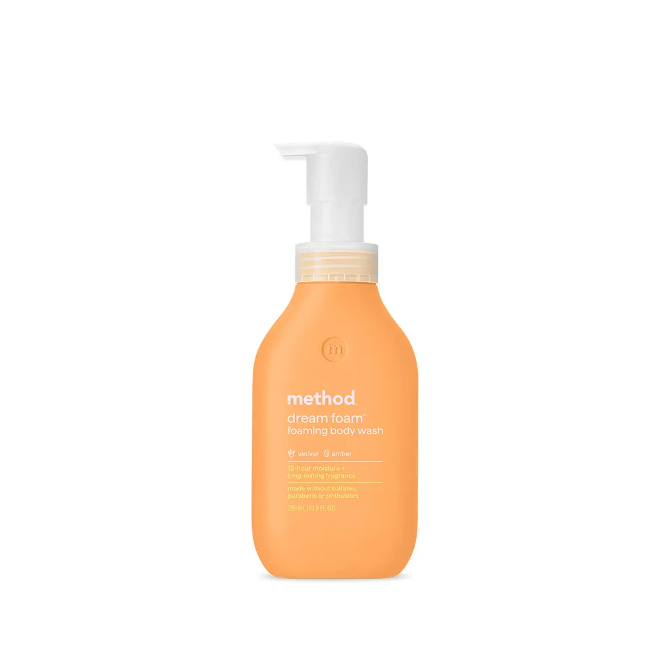 method-dream-foam-foaming-body-wash-vetiver-amber-13-5-fl-oz-self-foaming image 1