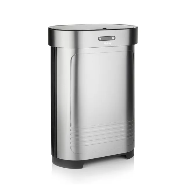 minky-55l-stainless-steel-sensor-bin-with-liners image 1