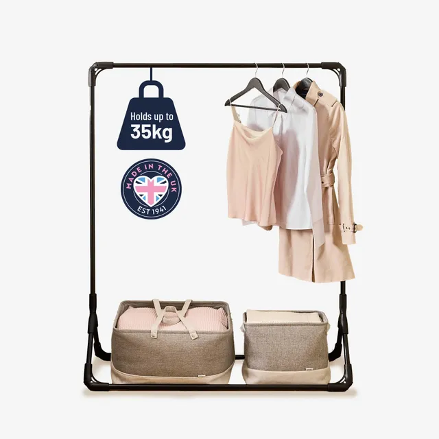 minky-garment-rail-1m-wide-35kg-capacity-no-tools-needed image 1