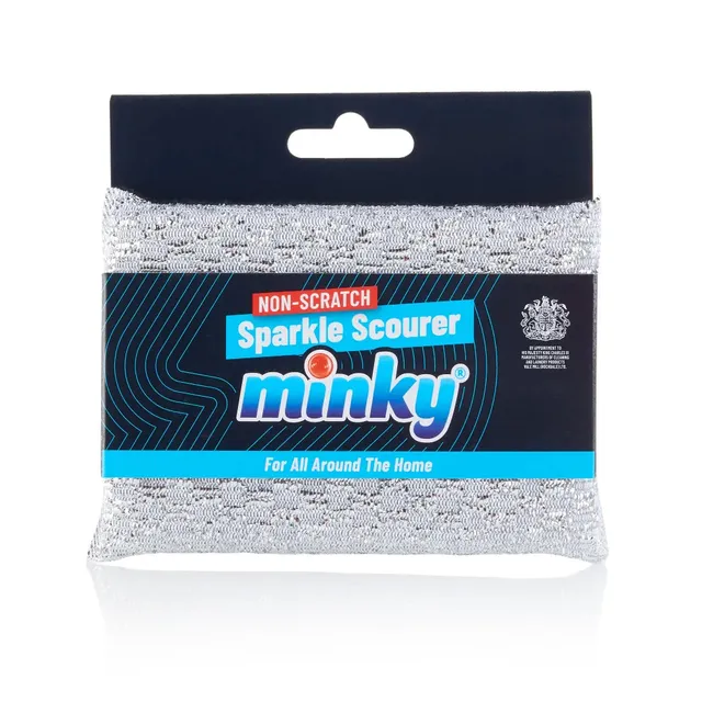minky-sparkle-scourer-non-scratch-scouring-sponge-with-absorbent-foam image 1