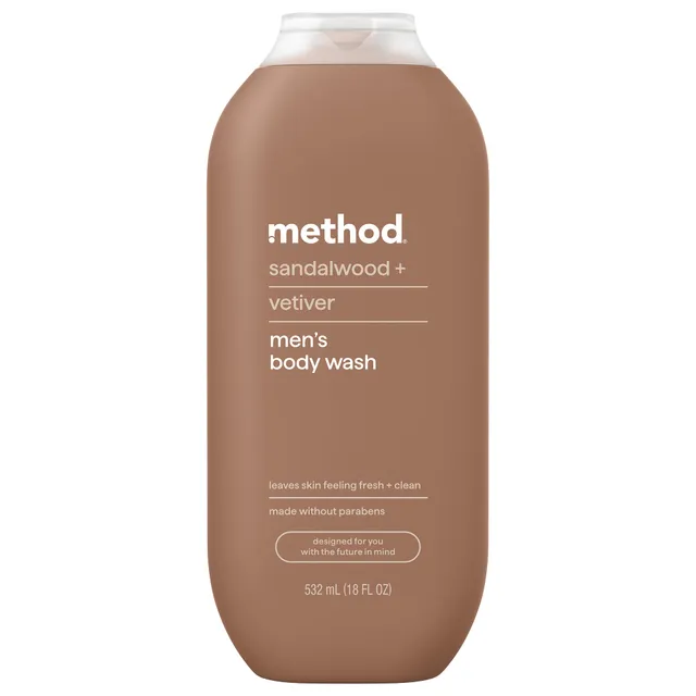 method-men-s-body-wash-sandalwood-vetiver-18-fl-oz image 1