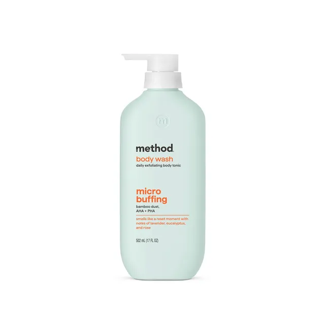 method-body-wash-tonic-micro-buffing-exfoliating-body-wash-with-bamboo-dust-aha- image 1