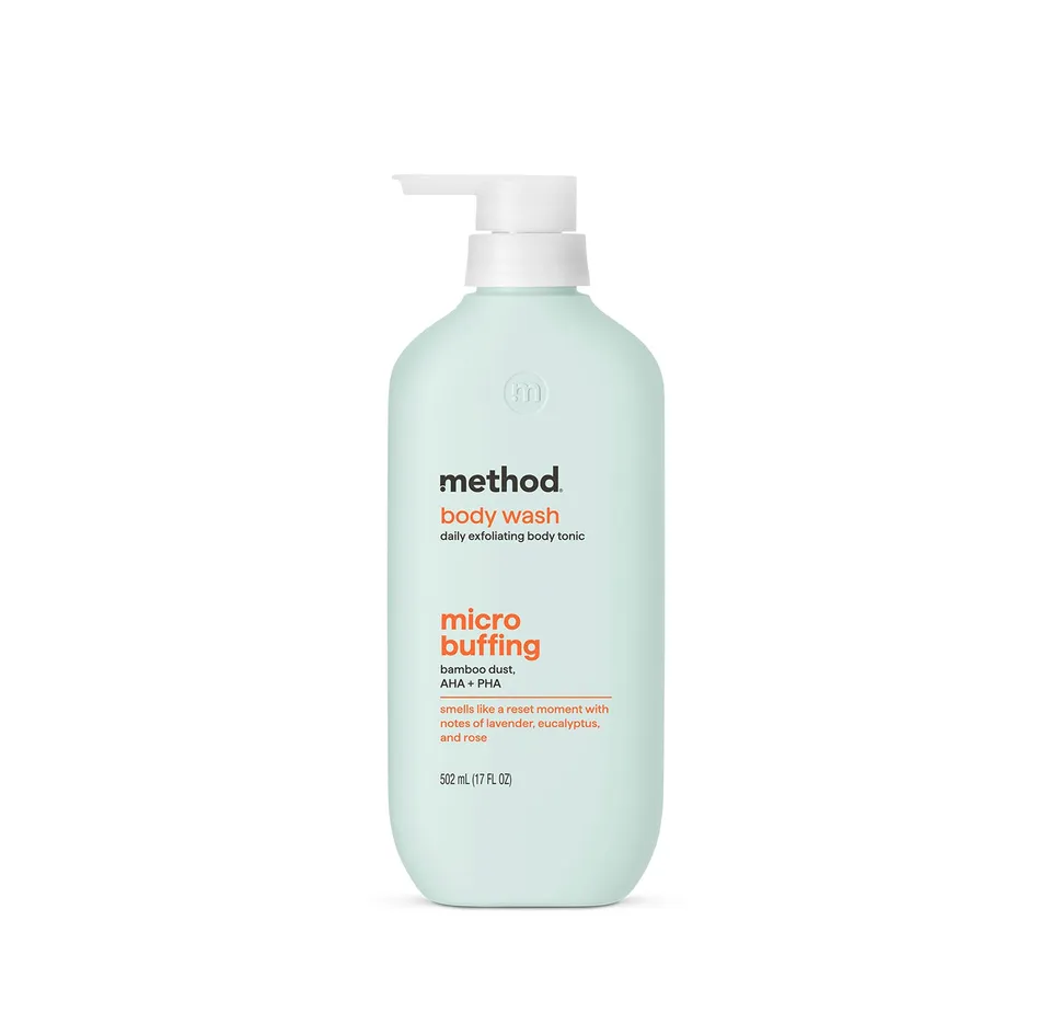 method-body-wash-tonic-micro-buffing-exfoliating-body-wash-with-bamboo-dust-aha- image 1