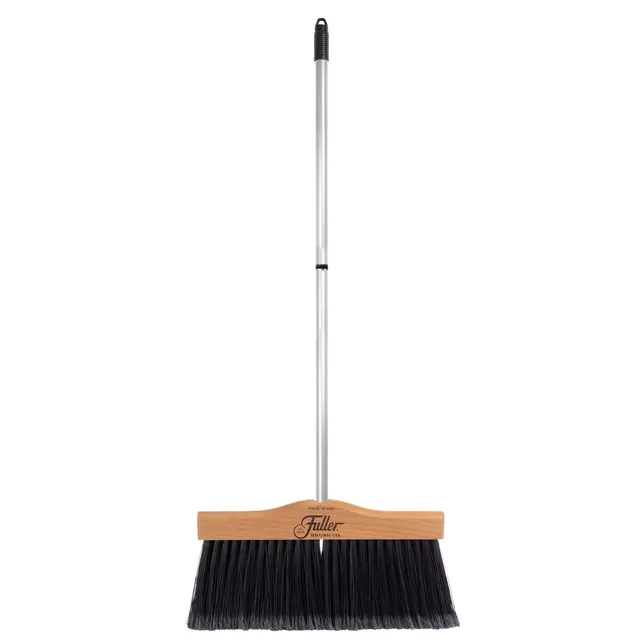 fuller-brush-handcrafted-extra-wide-12-maple-wood-broom-with-808-adjustable-hand image 1