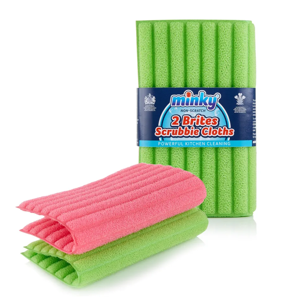 minky-brites-scrubbie-cloths-non-scratch-2-pack image 1