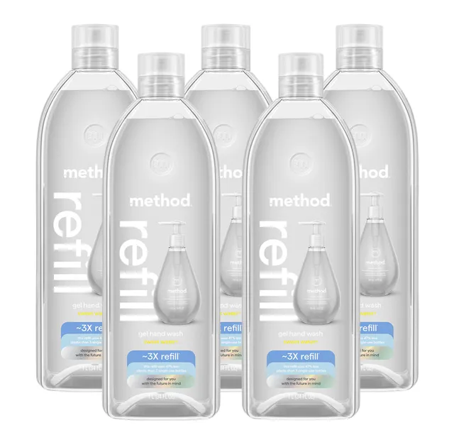 method-sweet-water-gel-hand-wash-refill-5-count-bundle-170-fl-oz image 1