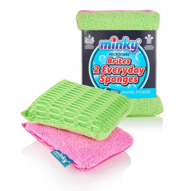 minky-brites-everyday-microfibre-sponges-2-pack-dual-sided image 1