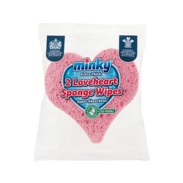 minky-heart-sponge-wipes-2-pack image 1