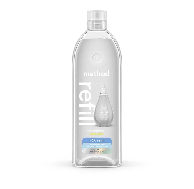 method-gel-hand-wash-refill-sweet-water-34-fl-oz image 1