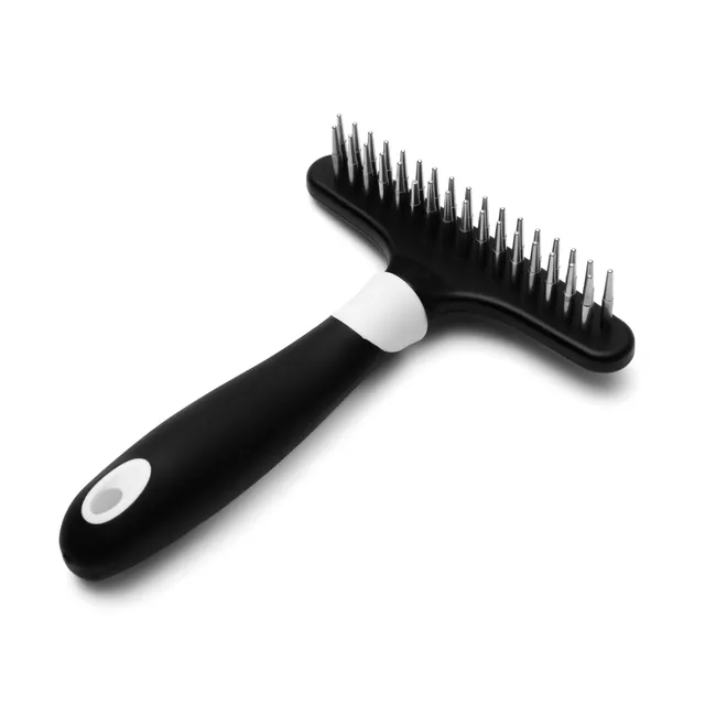 fuller-brush-pet-undercoat-rake-for-dogs-and-cats-gentle-steel-pins-ergonomic-ha image 1