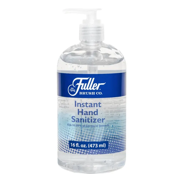 fuller-brush-instant-hand-sanitizer-gel-antimicrobial-16-oz-pump-bottle image 1