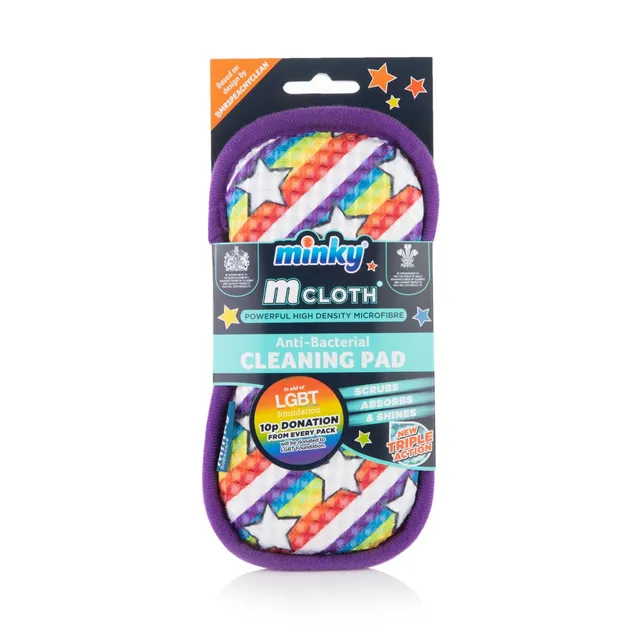minky-superstar-charity-mcloth-pad-limited-edition-anti-bacterial-microfibre-cle image 1