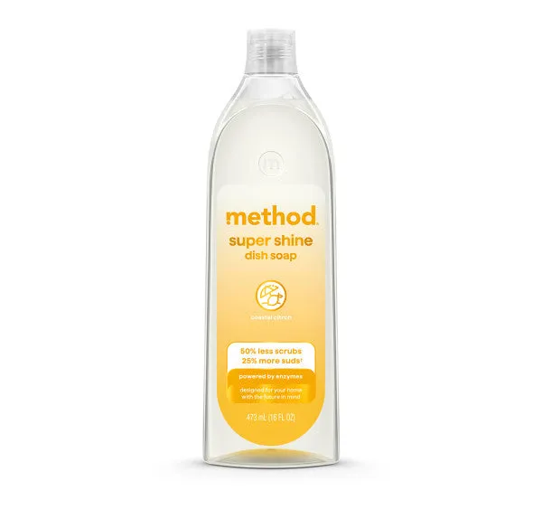 method-super-shine-liquid-dish-soap-coastal-citron-16-fl-oz image 1