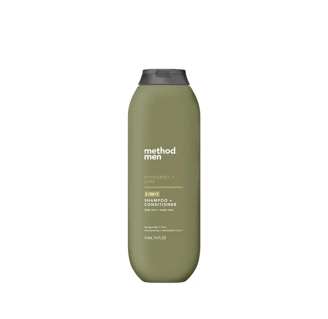 method-men-2-in-1-shampoo-conditioner-bergamot-lime-14-fl-oz image 1