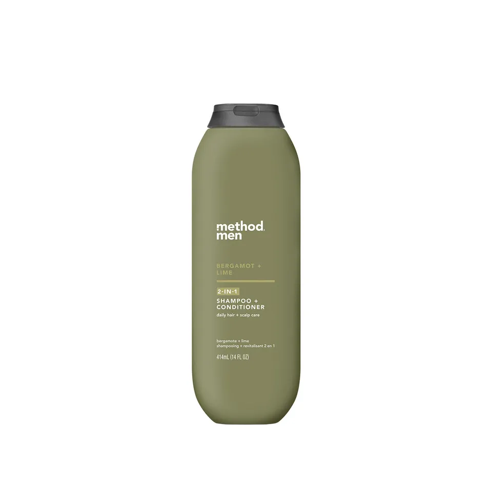 method-men-2-in-1-shampoo-conditioner-bergamot-lime-14-fl-oz image 1
