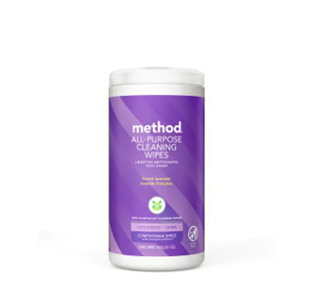 method-all-purpose-cleaning-wipes-french-lavender-70-count image 1