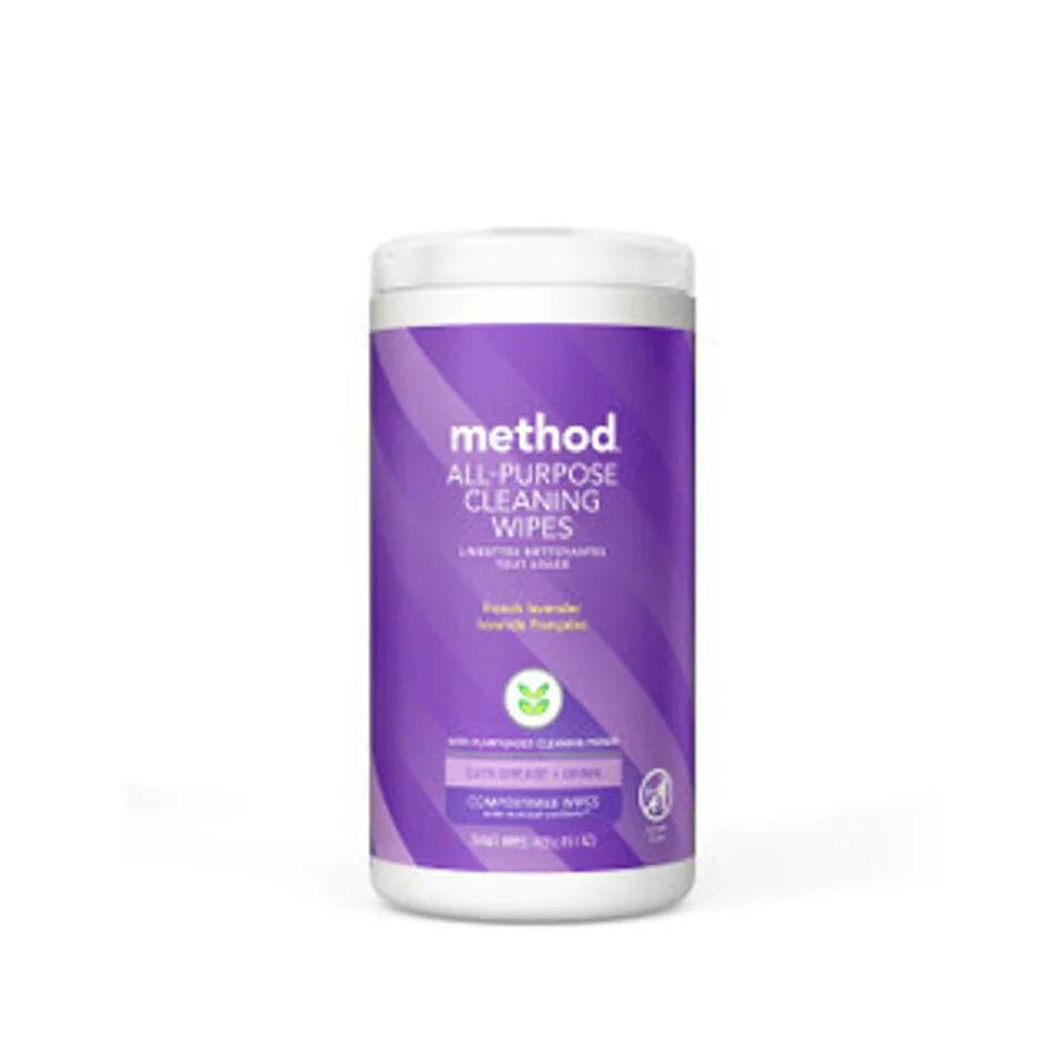 method-all-purpose-cleaning-wipes-french-lavender-70-count image 1
