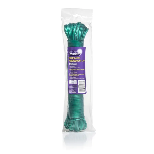 minky-replacement-outdoor-pvc-rotary-airer-60m-clothes-line-3mm-thickness image 1