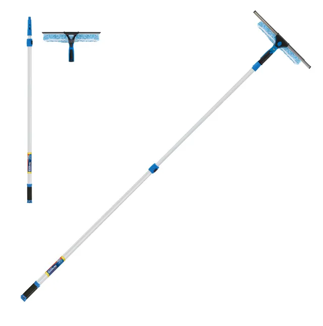 unger-professional-2-in-1-squeegee-scrubber-with-8-connect-clean-pole-14-window- image 1