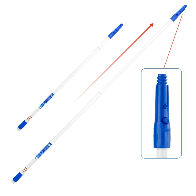unger-10-steel-telescopic-pole-connect-clean-compatible-universal-threaded-for-h image 1