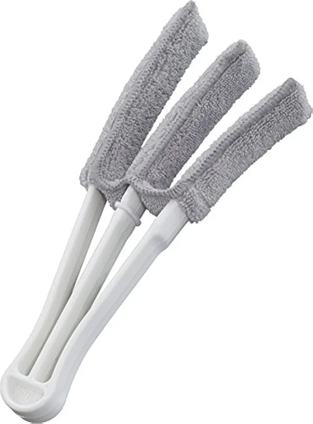 unger-mini-blind-duster-3-inch-gray-flexible-microfiber-blind-cleaning-tool image 1
