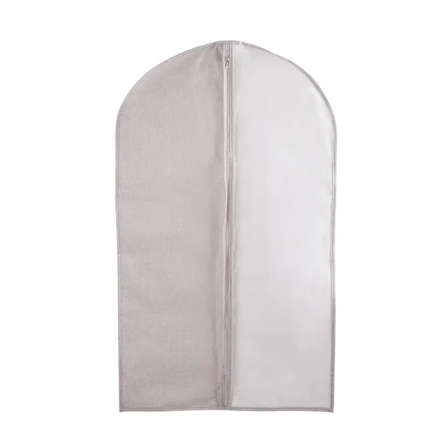 minky-protective-garment-bag-transparent-panel-secure-zip-for-dresses-suits-jack image 1