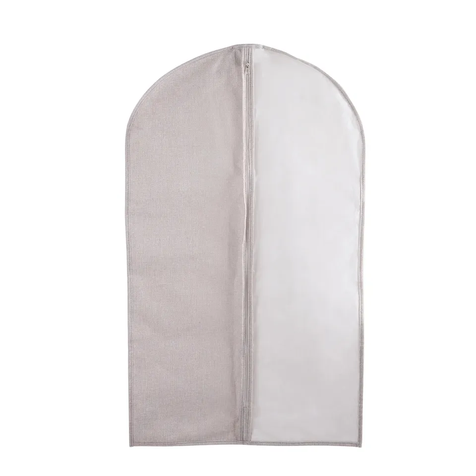minky-protective-garment-bag-transparent-panel-secure-zip-for-dresses-suits-jack image 1