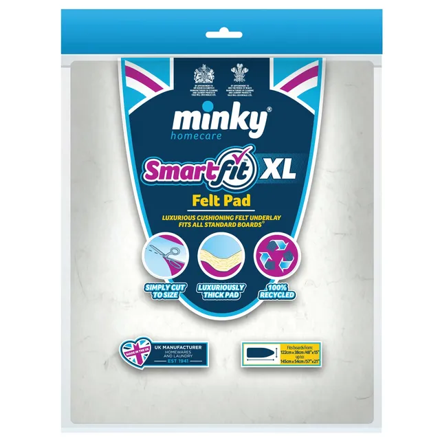 minky-supersize-xl-smartfit-felt-pad-145x54-cm-recycled-polyester-ironing-board- image 1